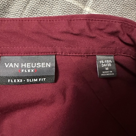 Van Heusen flex3 slim fit mens dress shirt - Picture 2 of 3